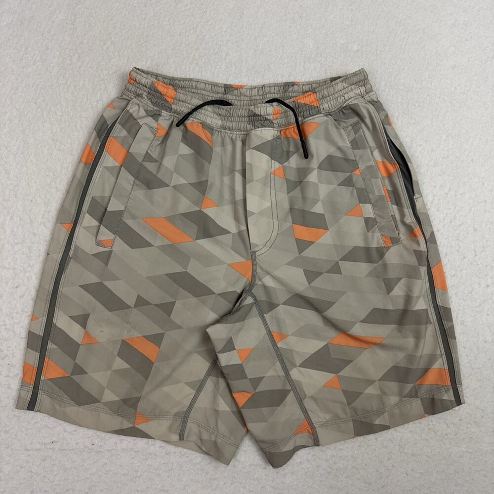 Lululemon T.H.E. Short Men’s Medium Gray Pixel Camo 9” Lined Running
